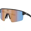 Image de Bliz, Unisexe, Lunettes de sport, P004 Small (Noir mat, Nano Optics Nordic Ligh Coral - Orange w blue multi), Noir