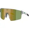 Image de Bliz, Unisexe, Lunettes de sport, P004 (Blanc transparent, Marron W GREEN MULTI), Blanc