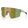 Image de Bliz, Unisexe, Lunettes de sport, P004 Small (Blanc transparent, Marron W GREEN MULTI), Blanc