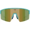 Image de Bliz, Unisexe, Lunettes de sport, P004 Small (Turquoise mat, pola green Revo, Vert w Bleu), Bleu