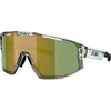 Image de Bliz, Unisexe, Lunettes de sport, Fusion (Blanc transparent, Marron W GREEN MULTI), Blanc