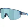 Image de Bliz, Unisexe, Lunettes de sport, Matrix (Bleu transparent, mat transparent navy, Lentille bleue glacée, Smoke w Ice Blue multi), Transparent, Turquoise, Bleu