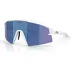 Image de Bliz, Unisexe, Lunettes de sport, P006 (blanc mat, Smoke/Blue Multicolor), Blanc