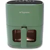 Image de Tognana Iridea Air Fryer 55 L with Holder and NonStick Grate and Digital Display Sage Green, Friteuse, Vert