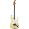 Image de EKO E-Gitarre im Strat-Stil, creme, Pappelkorpus (Guitare électrique, Bois de laurier, Érable, Peuplier), Guitare, Blanc