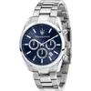 Image de Maserati, Montre, Attraction, Argent, (Chronographe, 43 mm)
