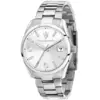 Image de Maserati, Montre, Herrenuhr Attrazione, Argent, (43 mm)