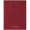 Image de Moleskine, Cahier + bloc-notes, Student Cahier XXL lin Rot (XXL, À rayures, Couverture souple)