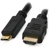 Image de Techly HDMI (Typ A)   mini HDMI (Typ C) (1.80 m), Câble vidéo, Noir
