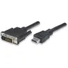 Image de Techly HDMI (Typ A)   DVI (1.80 m), Câble vidéo, Noir