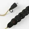 Image de Creative Cables Multiprise Câble En Jute M1t4n01rn06 Rn06 1 M