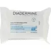 Image de Diadermine, Nettoyant pour le visage, Lingettes démaquillantes pour peaux normales Refreshing (Lingettes nettoyantes pour le visage, 5 g)