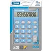 Image de Milan, Calculatrice, Calculatrice Calculatrice 10 chiffres Touch Duo bleue (Fonctionnement sur piles, Panneau solaire)