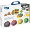 Image de Milan Pâte à modeler Burger avec accessoires 4 couleurs