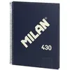 Image de Milan, Cahier + bloc-notes, 57142E80B (A4, À rayures, Couverture rigide)