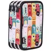 Image de Milan, Trousse, Trousse à crayons 3 pièces avec équipement multicolore Aliens