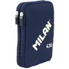 Image de Milan, Trousse, Pencil Case 2 Levels with Content 430 Since 1918 - Blue