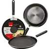 Image de Ibili Crepespfanne Indubasic 23 cm Perfekt zum Zubereiten von Crepes und Eierkuchen, Poêle + casserole, Noir