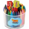 Image de Jovi, Écriture + dessin, Boîte de crayons de cire Jumbo Easy Grip couleurs assorties, 72 pcs. (72x)