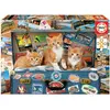 Image de Educa Quand les chats voyagent (200 pièces)