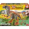 Image de Educa Velociraptor 3D (64 pièces)