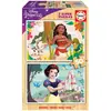 Image de Educa      2×50  μ. Disney Princess (Vaiana + Blanche-Neige) 19961 (50 pièces)