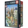 Image de Educa Le plus petit puzzle de 1000 pièces du monde Gaudi, collage (1000 pièces)