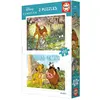 Image de Educa Puzzle de 100 pièces - 2 puzzles - Les classiques Disney (100 pièces)