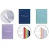 Image de Miquelrius, Cahier + bloc-notes, Notizbuch 5 A4 120 SQU 90G EMOTIONS SKYblau MR (A4, Quadrillé)