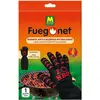 Image de Fuegonet Gant anti-chaleur extra long, Gant + mitaine de cuisine, Rouge, Noir, Bleu