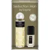 Image de Saphir, Set cadeau beauté, SEDUCTION MAN EDP SPRAY 200 ML + EDP 30 ML (Set de manucure)