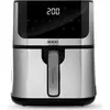 Image de Sogo AIR FRYER 5L DIGIFRYER S/S-1400W, Friteuse, Noir, Argent