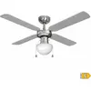 Image de EDM Ventilateur de plafond Caribe chromé puissance : 50w pales : ø102cm, Ventilateur, Argent