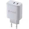 Image de Muvit For Change Chargeur Mural Usb-c Pd 45w + Pd 20w