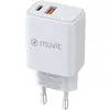 Image de Muvit For Change Chargeur Mural Usb-a Et Usb-c Qc 3.0 18w + Pd 25w