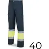Image de Marca, Pantalon de travail, High visibility blue/yellow bicolor polyester/cotton trousers size 40 size 40 388pfxyfa/40 (40)