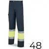 Image de Marca, Pantalon de travail, Pantalon haute visibilité bleu/jaune bicolore en polyester/coton taille 48 taille 48 388pfxyfa/48 (48)