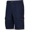 Image de Pyramid, Pantalon de travail, Kurze Hose Stretch Marineblau (48)