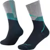 Image de Buff, Unisexe, Chaussettes de sport, Merino Lightweight Crew Sock LWC1 (42/44), Bleu, Vert