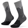 Image de Buff, Unisexe, Chaussettes de sport, Merino Lightweight Crew Sock LWC3 (42 - 44), Noir, Gris