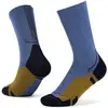 Image de Buff, Unisexe, Chaussettes de sport, Merino Lightweight Crew Sock LWC4 (45 - 47), Bleu