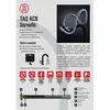 Image de Tucai, Nettoyeur haute pression : accessoires, TUYAU FLEXIBLE 30CM ACB F1/2 M1/2