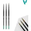 Image de Vallejo, Pinceau, BRUSH SET / PRO MODELER - DESIGN SET - NATURAL HAIR (SIZES 0, 1 & 2)