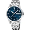 Image de Festina, Montre, Classique, Argent, Bleu, (Horloge analogique, 41 mm)