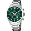 Image de Festina, Montre, Cronografo Cinturino Acciaio Quadrante Verde, Vert, Argent, (Chronographe, Horloge analogique, 44 mm)