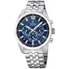 Image de Festina, Montre, F20742/4 Timeless Chronograph, Bleu, Argent, (Chronographe, Horloge analogique, 43.80 mm)