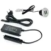 Image de Emuca Chargeur Rond Plugy Avec 2 Ports Usb Pour S´adapter Au Mobilier 25 Mm