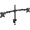 Image de Tooq Technology SOPORTE MESA DB1232TN-B 2 PANTALLAS 13-32" MAX 8KG POR BRAZO NEGRO (Tables, 32", 8 kg), Support de moniteur, Noir