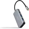 Image de Nanocable 10.16.1005 (USB-C, 5 ports), Station d'accueil + hub USB, Gris
