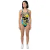 Image de Turbo Maillot De Bain Hibiscus Pro Racer Thin Strap L